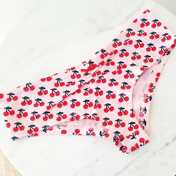 Victoria's Secret PINK Vintage Limited Edition Cherry Low Rise Cheeky Panty NWT